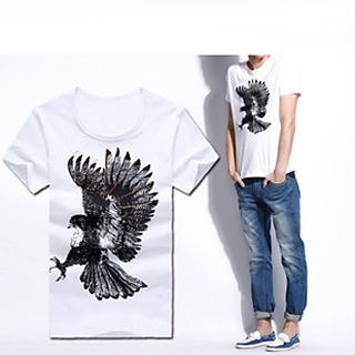 Evzen Eagle Print T-Shirt