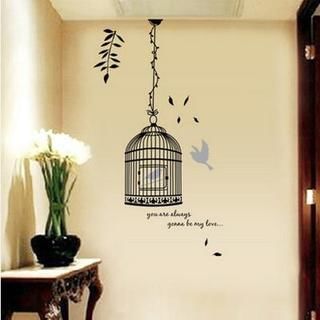 LESIGN Birdcage Wall Sticker