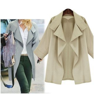 GRACI 3/4-Sleeve Trench Coat