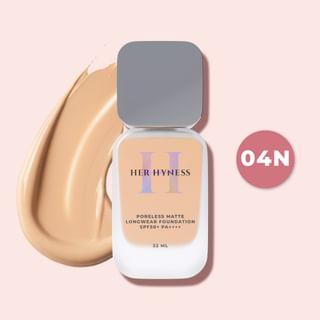 HER HYNESS - Poreless Matte Longwear Foundation SPF 50+ PA++++ 04N Tan Neutral