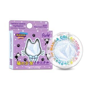 Rude Cosmetics - Manga Collection Twinkle Twinkle Highlighter - 2 Colors Sawa-Chan's Heart - 4G