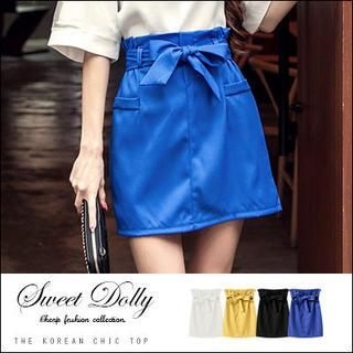 Sweet Dolly Tie-Waist Skirt