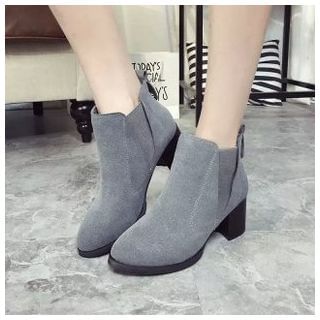 BAYO Block Heel Ankle Boots
