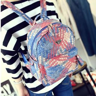 Donini Bags Woven Mini Backpack
