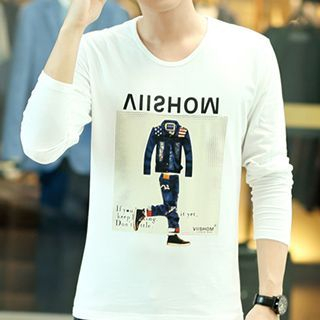 Hyung Print Long-Sleeve T-Shirt