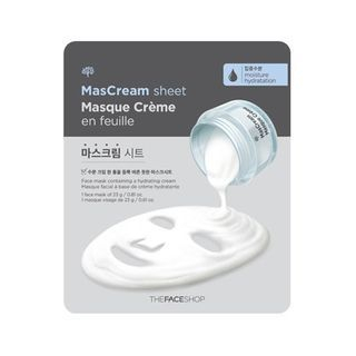 The Face Shop MasCream Sheet - Moisture & Hydration 30g 1sheet