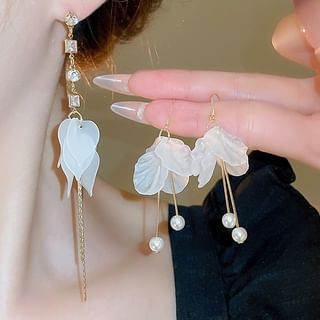 Floral Fringed Earring