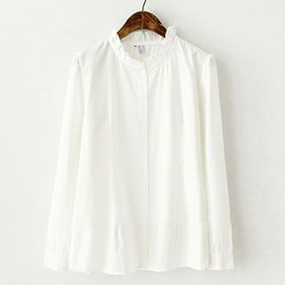 ninna nanna Frilled Collar Shirt