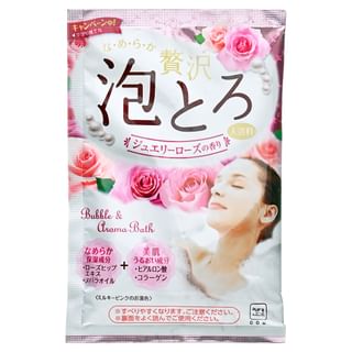 Cow Brand Soap - Bubble & Aroma Bath Salt Rose 30g