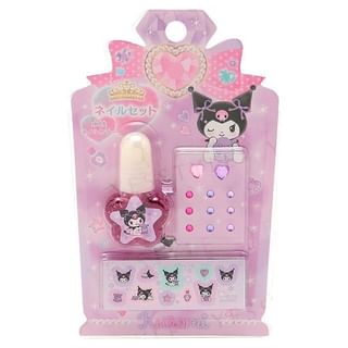Sanrio - Kuromi Nail Color & Stickers 1 Set