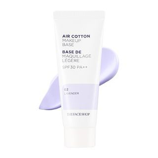 The Face Shop Air Cotton Makeup Base SPF30 PA++ (#02 Violet) No.2 - Violet