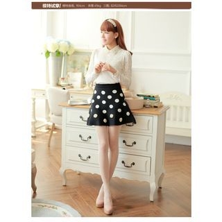 Kaven Dream Dotted Knit Skirt