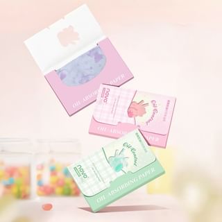 Novo - Refreshing Oil-Control Printed Blotting Paper - 3 Types 02# Grapes - 100Pcs
