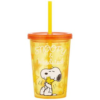 Plastic | Tumbler | Snoopy | Straw | Size | One