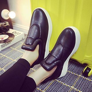 Zandy Shoes Faux-Leather Loafers