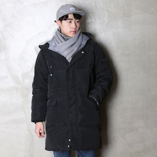 MODSLOOK Zip-Up Padded Duck-Down Jacket