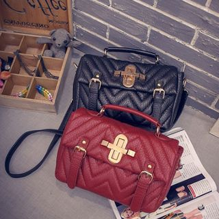 Clair Fashion Faux-Leather Cross Bag