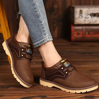 Shoelock Faux Leather Casual Shoes