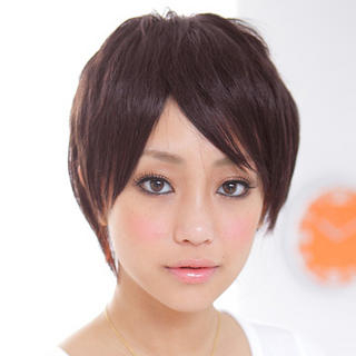 Clair Beauty Short Full Wig - Straight  Coffee - One Size