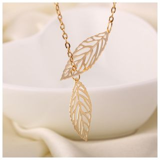 Glamiz Leaf Necklace