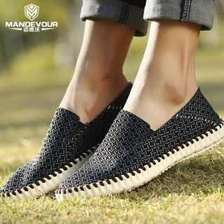 Mandova Faux Leather Slip-Ons