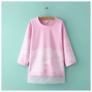 Ainvyi Long-Sleeve Floral T-Shirt