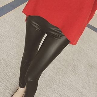 Eva Fashion Faux Leather Skinny Pants