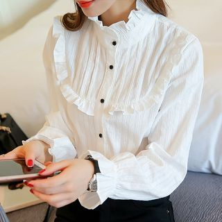 Colorful Shop Frilled Blouse