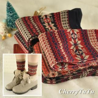 CherryTuTu Patterned Socks (2 Designs)