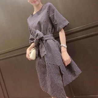 Fashion Street Short-Sleeve Dotted Dress