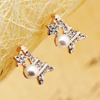 Trend Cool Jeweled Eiffel Tower Earrings