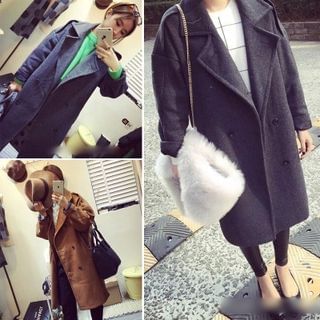 QZ Lady Double Breasted Long Coat