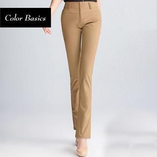 Color Basics Boot-cut Pants