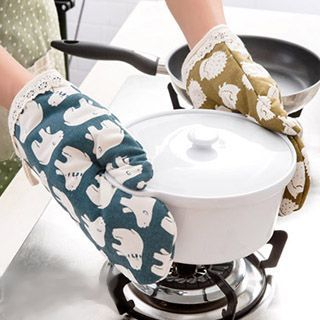 Home Simply Printed Kitchen Glove