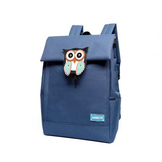 LineShow Owl Accent Nylon Backpack
