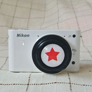 Photo Fun Star Print Camera Lens Cap