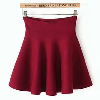 Singkbee Knit A-Line Skirt