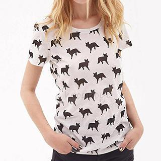 Obel Fox-Print Short-Sleeve T-Shirt