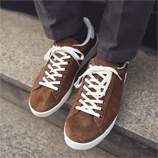 MITOSHOP Contrast-Trim Sneakers