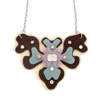 Du0 Duothic Plate Necklace Cream - One Size