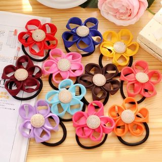 Seoul Young Flower-Accent Hair Tie