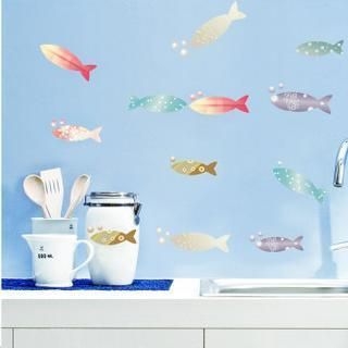 LESIGN Fish Print Wall Sticker