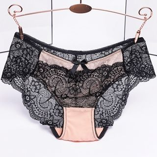 Sophine Lace-Panel Panties