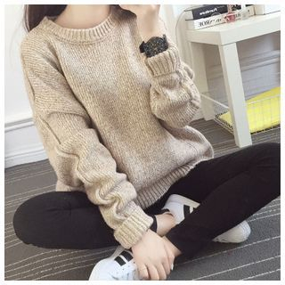 Angel Shine Loose-Fit Knit Sweater