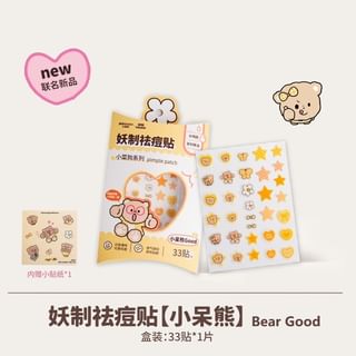 YAOZHI - Nikioooo Edition Pimple Patch - 4 Types Bear Good (33pcs)
