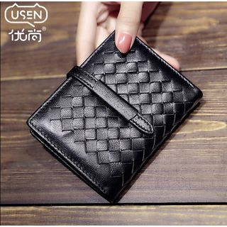 Youshine Genuine Leather Woven Wallet