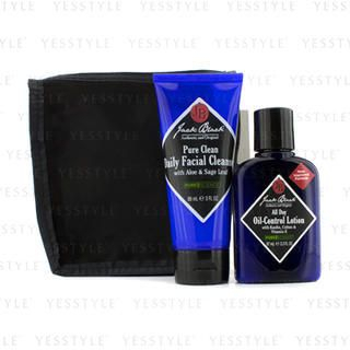 Jack Black - Skin Care Set: Pure Science Pure Clean Daily Facial Cleanser 88ml + Pure Science All Da