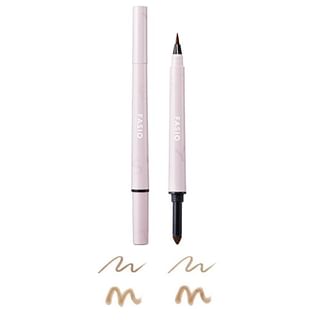 Kose - Fasio Liquid & Powder Eyebrow 02 Brown