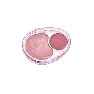 Fwee - Mellow Dual Blusher - 12 Colors #Mv01 No More Cupid