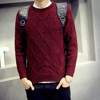 maxhomme Round-Neck Knit Top